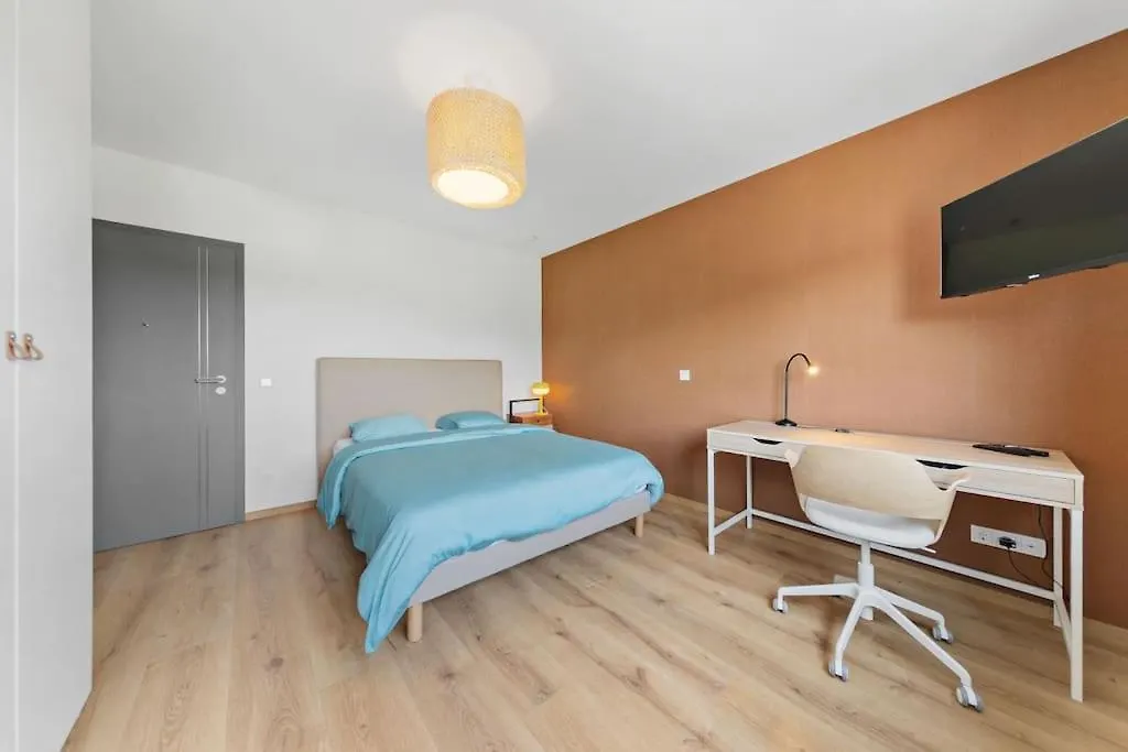Apartment Villa66 - Private Bedroom 6 - Shared Kitchen Livange Luxembourg